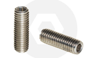 GRUB SOCKET SCREW SS316 M8x22 FLAT POINT