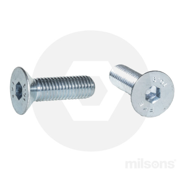 FLAT HEAD SOCKET SCREW M10x45 ZINC