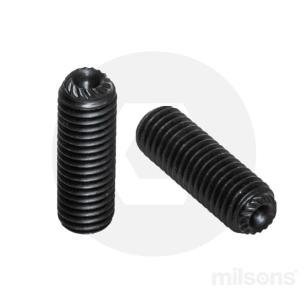 Grub Socket Screw Knurled