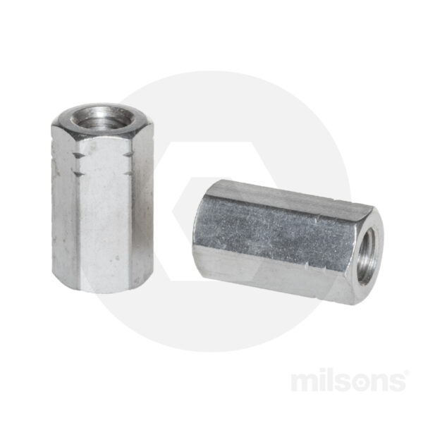 COUPLING NUT SS316 M16x48