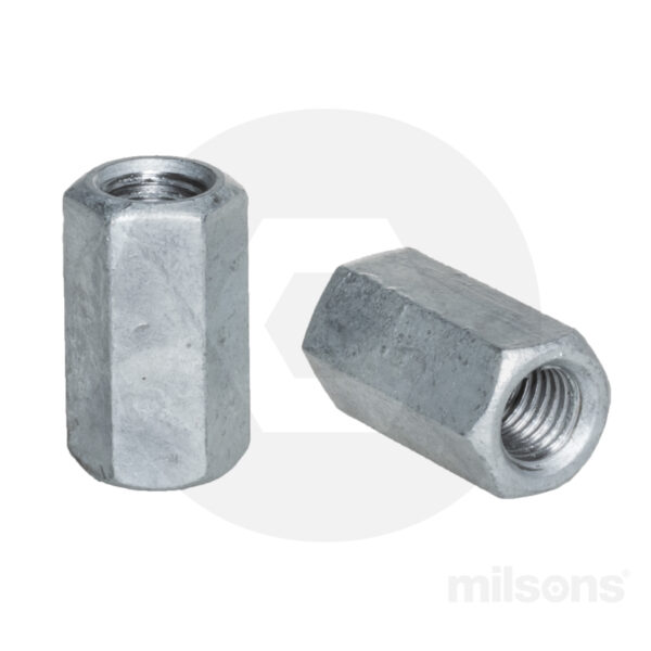COUPLING NUT M8x25 GALV