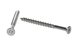 Countersunk - Square - Ribbed