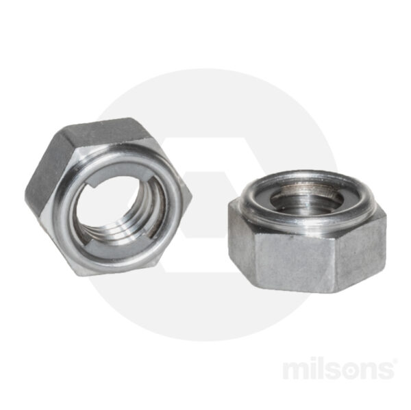 STAINLESS STEEL FUJI LOCK NUT SS304 M4