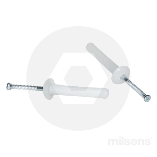 NYLON ANCHOR MUSH HEAD M5x25 ZINC PIN