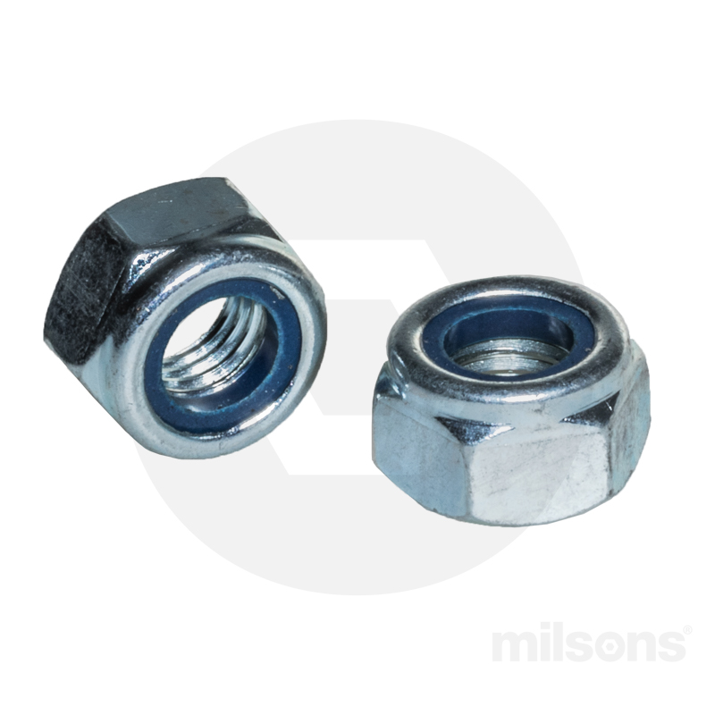 NYLOC NUT M12 ZINC