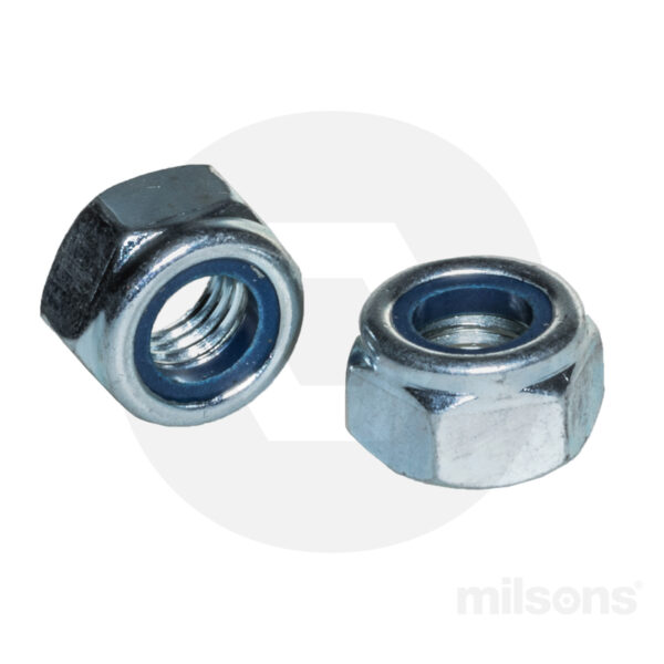 NYLOC NUT M18x1.5 ZINC