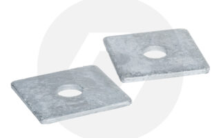 SQUARE WASHER 16x80x80x6 GALV