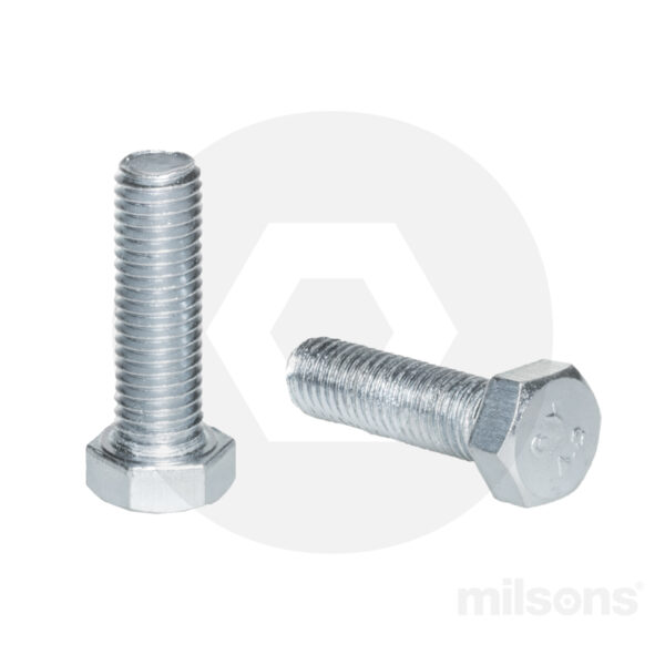 SET SCREW MILD STEEL M16x100 ZINC