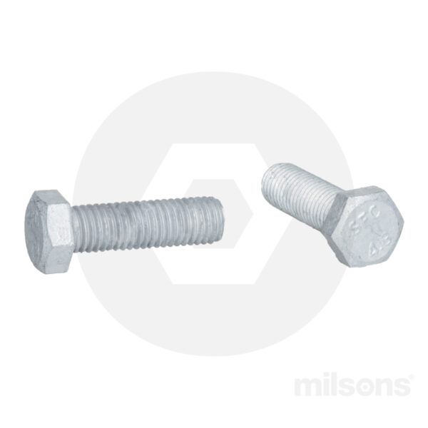 SET SCREW MILD STEEL M8x50 GALV