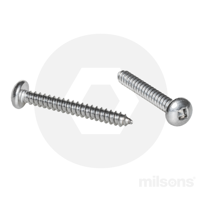 SELF TAP PAN SQ SS304 10Gx1-1/2