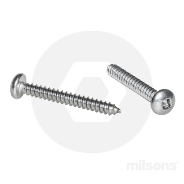 SELF TAP PAN SQ SS304 8Gx1/2