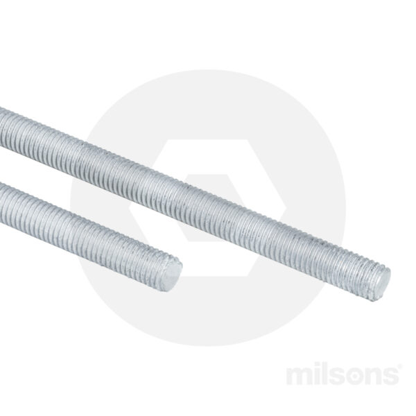 THREADED ROD MILD STEEL M20x1m GALV
