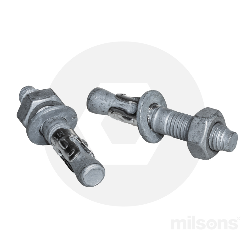 WEDGE ANCHOR A4 CLIP 12x120 GALV