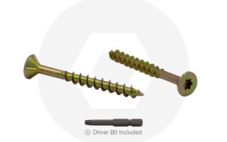 Surefast Screw Yellow Zinc