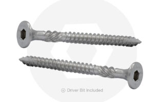 Bugle Batten Knurled Shank Screw T316 R17