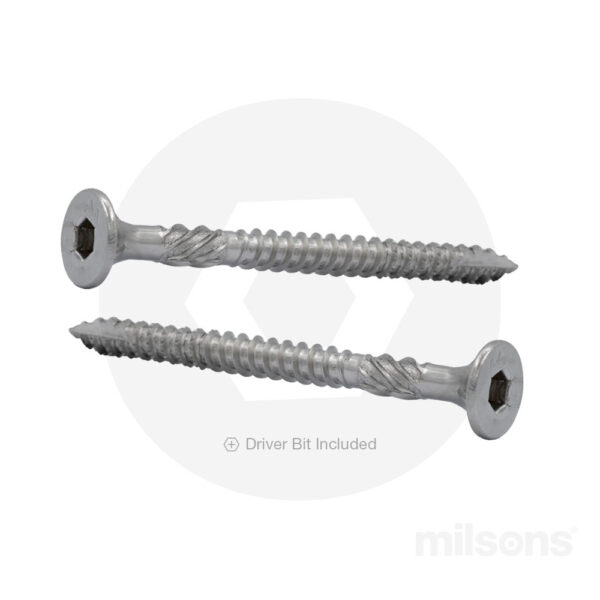 Bugle Batten Knurled Shank Screw T316 R17