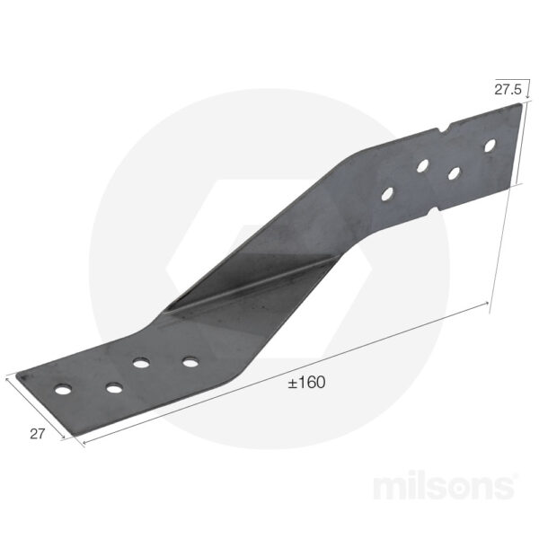 CT160 CEILING TIE 304 STAINLESS STEEL LEFT