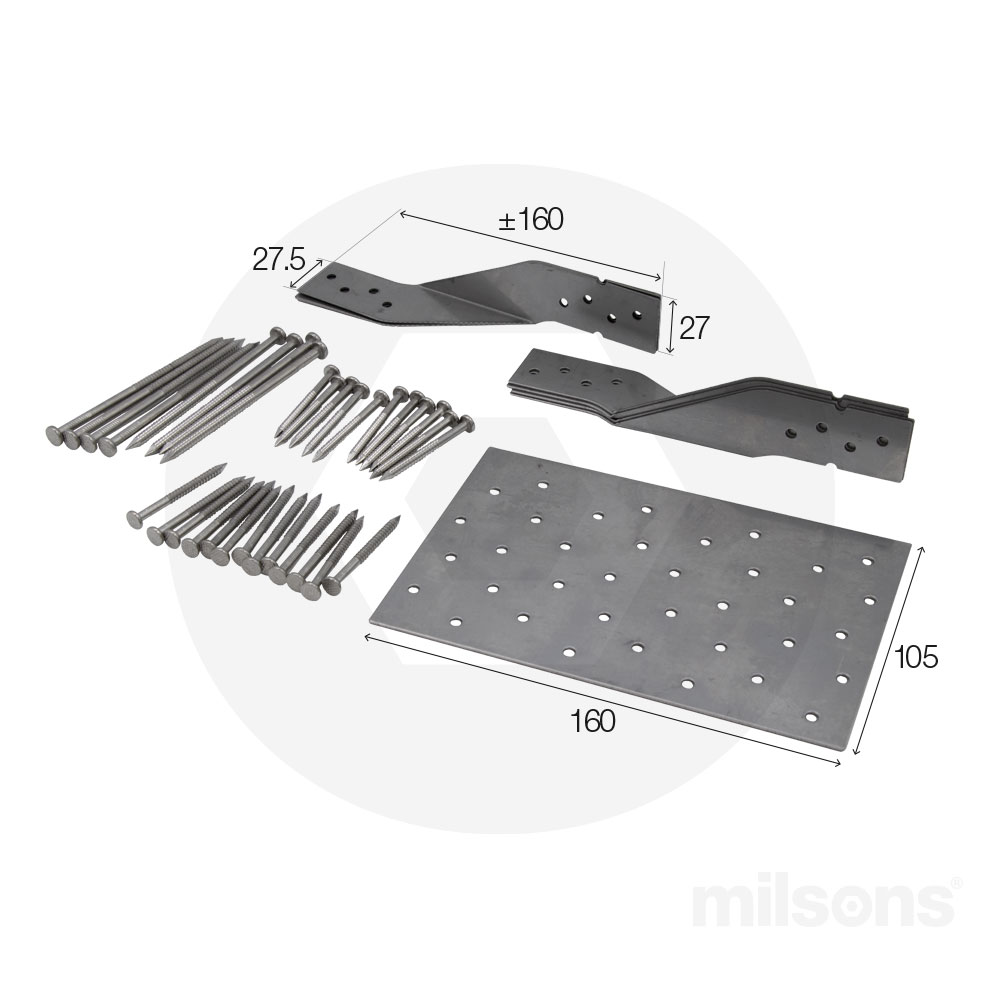12KN PILE FIXING KIT T304 STAINLESS STEEL