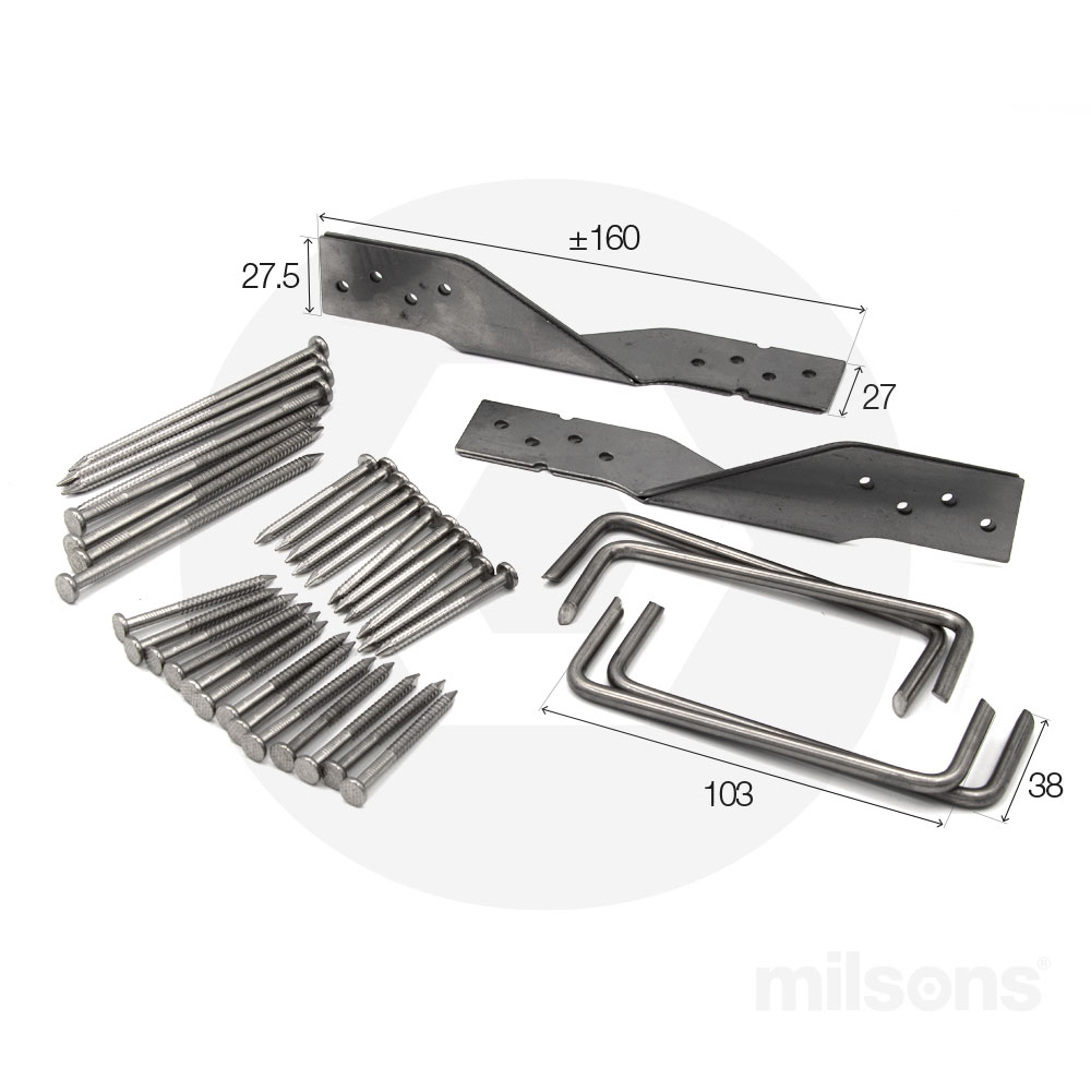6KN PILE FIXING KIT T304 STAINLESS STEEL