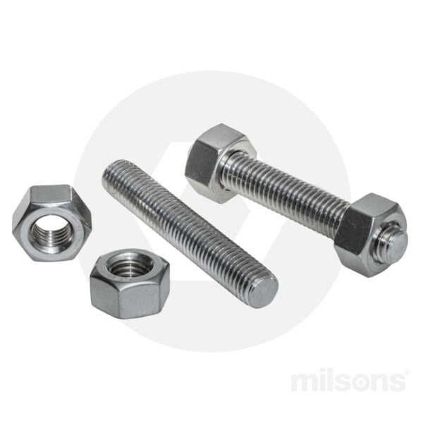 B8M STUD/NUTS UNC 1/2x60