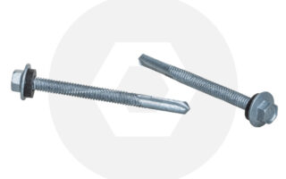 HEX WASHER FACE #5 POINT CL4 NEO 12G X 32 GALV BOX 100