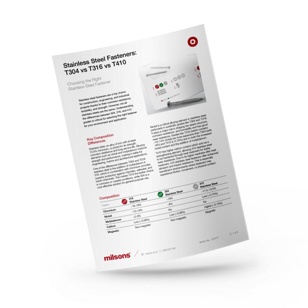 Choosing the Right Stainless Steel Fastener