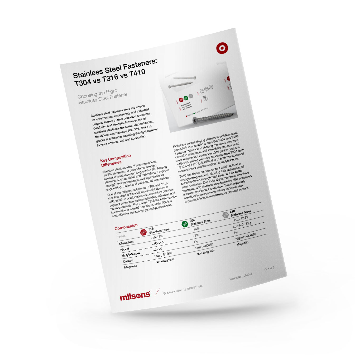 Choosing the Right Stainless Steel Fastener