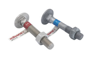 Flagged Coach Bolt & Nut