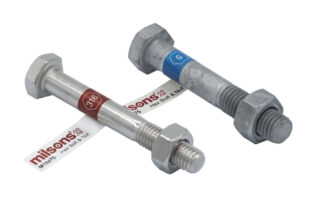 Flagged Hex Bolt & Nut