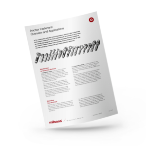 Anchor Fasteners Overview and Applications