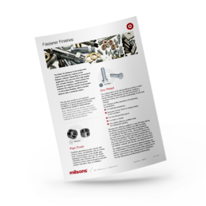 Fastener Finishes