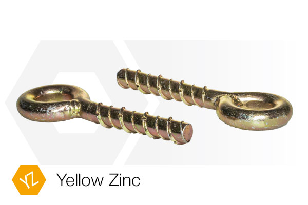Fastener Finishes: Yellow Zinc