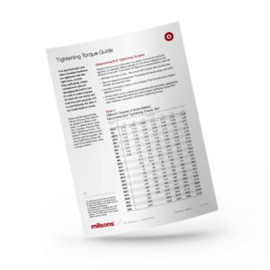 Tightening Torque Guide